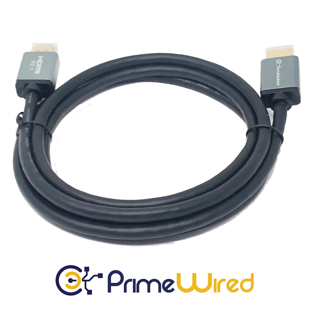 Primewired, HDMI Version 2.1, 8K High Speed Cable w/Ethernet,  6ft