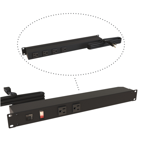 Hammond Rack Mount Basic PDU 