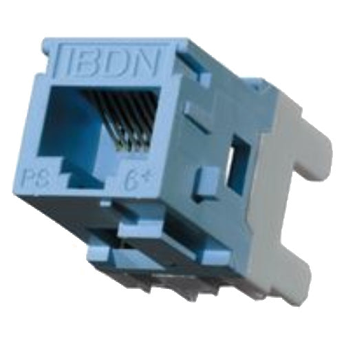 Belden Keystone Jack CAT6+ MDVO style, Blue – Primespec1