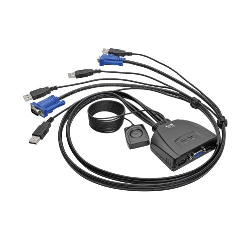 Tripp Lite series 2-Port USB/VGA Cable KVM Switch