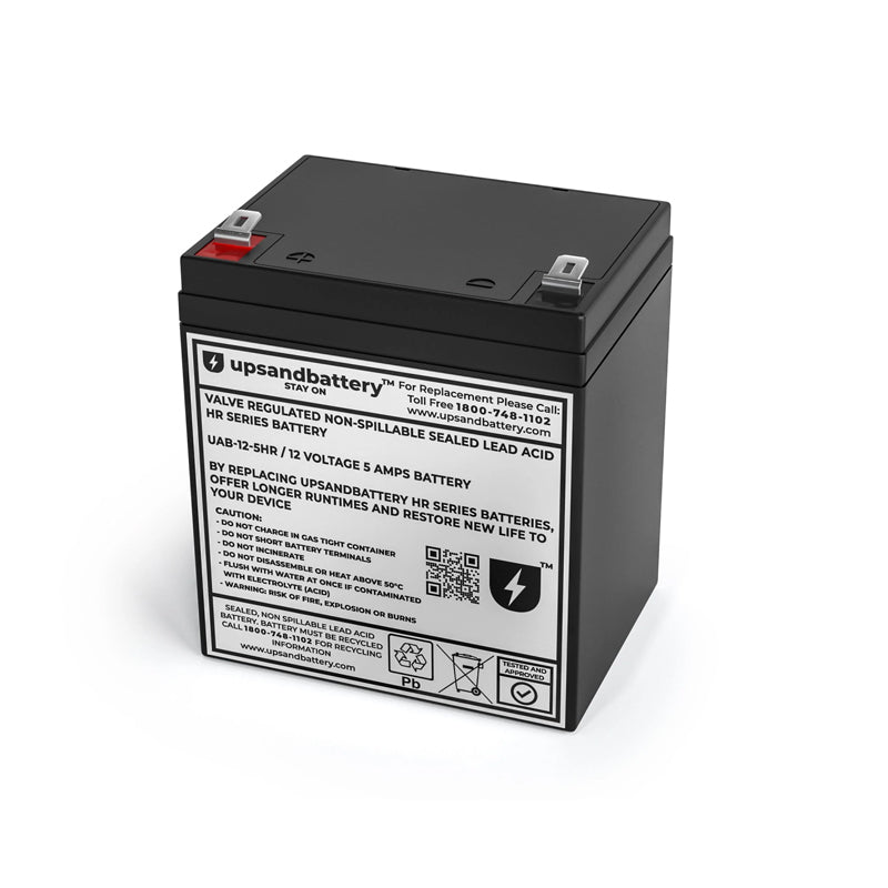 Battery (UPS Rated) - Sealed Lead Acid 12V  5AH