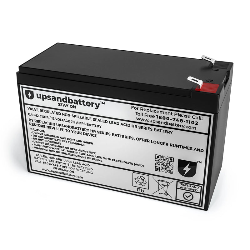 Battery (UPS Rated) - Sealed Lead Acid 12V  7.5AH