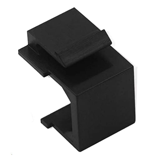 Primewired Keystone Blank Module, Black 10pk