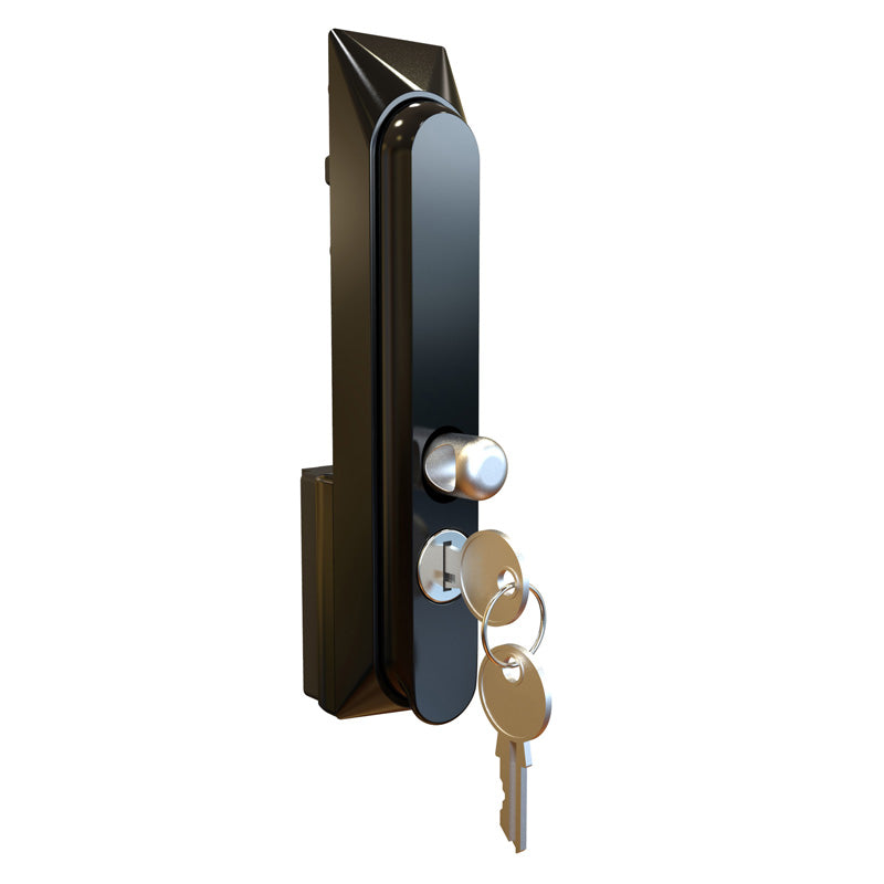 Hammond HMEH Series Diecast swing handle with key locking and padlockable black