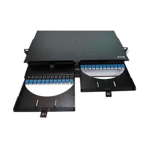 Tripp Lite HD Fiber Splice Enclosure 6 Cassettes, 144 LC/UPC 1.5 m Pigtail 1U