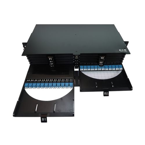 Tripp Lite HD Fiber Splice Enclosure 12 Cassettes, 288 LC/UPC 1.5 m Pigtail 2U