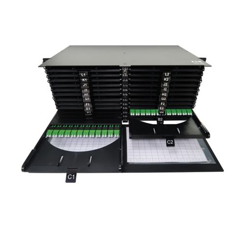 Tripp Lite HD Fiber Splice Enclosure 24 Cassettes, 576 LC/APC 1.5 m Pigtail 4U