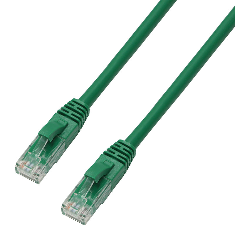 Primewired Patch cord V2, Cat6 UTP, Fluke Tested, 24AWG, Green   7 ft.