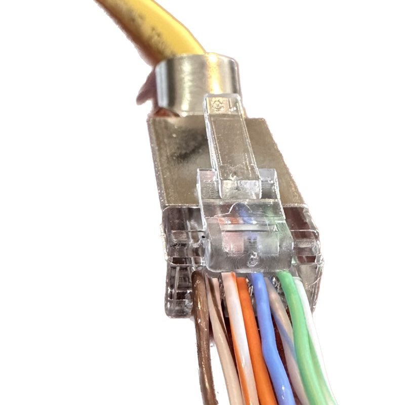 Primewired Pass Through, Cat6 Connectors - Shielded - External - 50 pcs