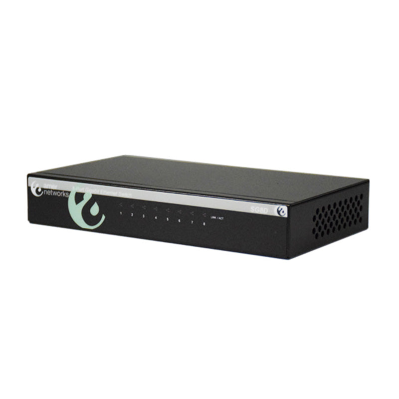 8 Port 10/100/1000Mbps Gigabit Ethernet Desktop Switch