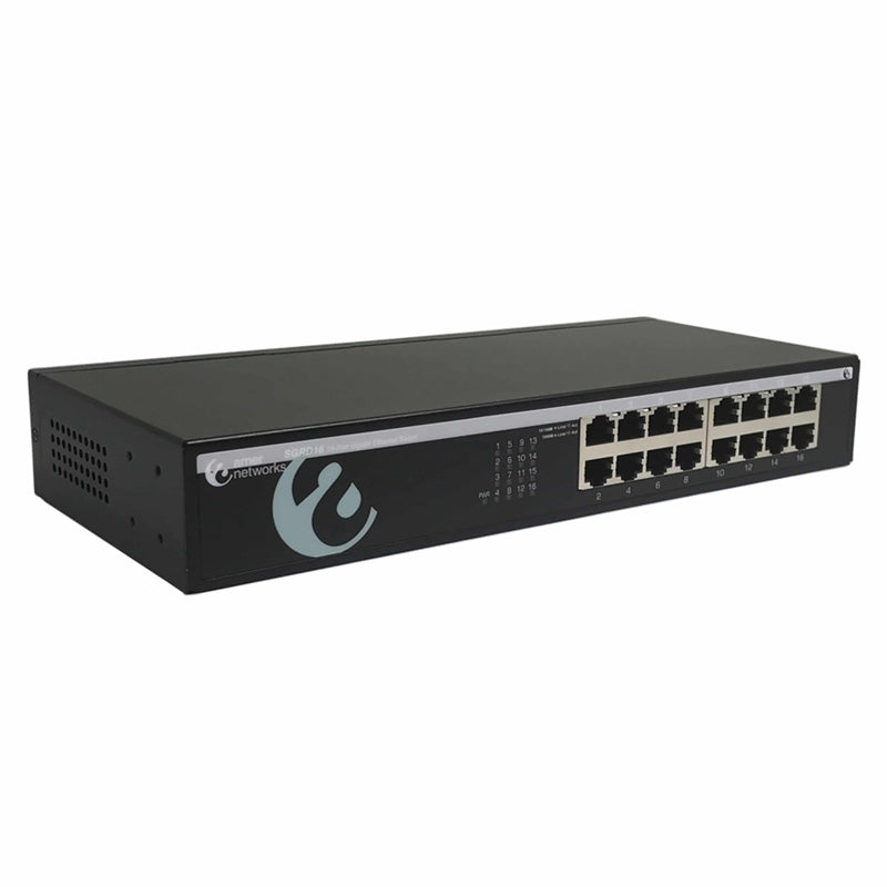 16-Port 10/100/1000Base-T Gigabit Ethernet Desktop Switch
