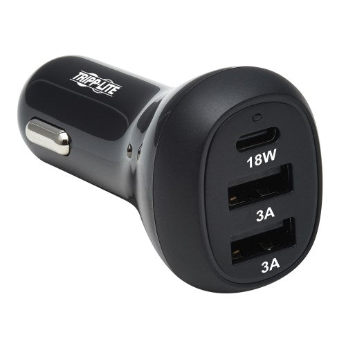 Tripp Lite 3-Port USB Car Charger,