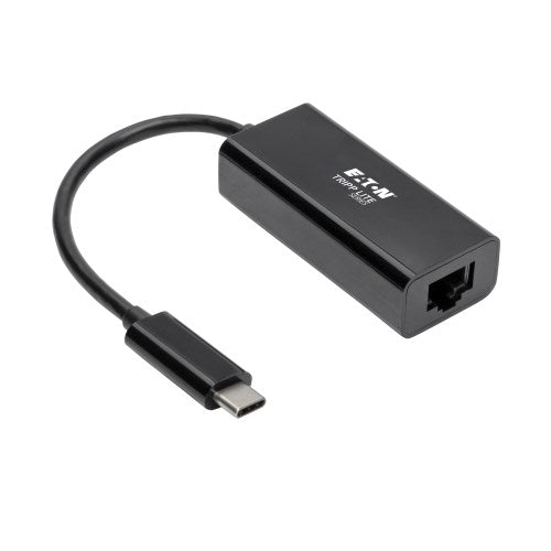 Tripp Lite USB-C to Gigabit Network Adapter w/Thunderbolt 3 Compatibility  Black