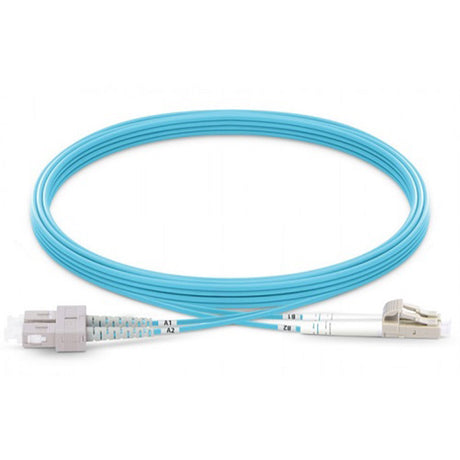 PrimeWired Fiber Patch Cord Multimode Duplex SC/LC 50u OM4 10gig-LSZH,  3ft