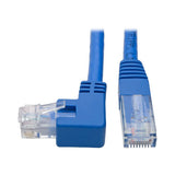 Tripp Lite Patch Cable (SLIM) Left-Angle Cat6 Gigabit Molded UTP (RJ45)  2ft BU