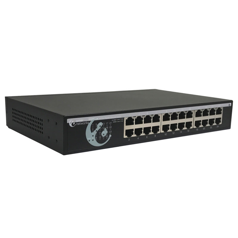 Amer Networks Switch, Gigabit, 24 port, Desktop/ Rackmount