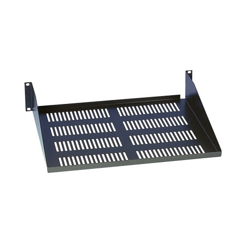 Tripp Lite SmartRack Shelf 2 Post Vented Fixed 2U 18in depth 60 lbs