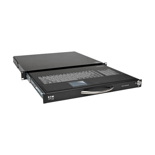 Tripp Lite SmartRack Keyboard Shelf 1U Rack-Mount Keyboard with KVM Cable Kit