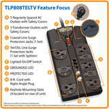 Tripp Lite Protect It! 8-Outlet Surge Protector