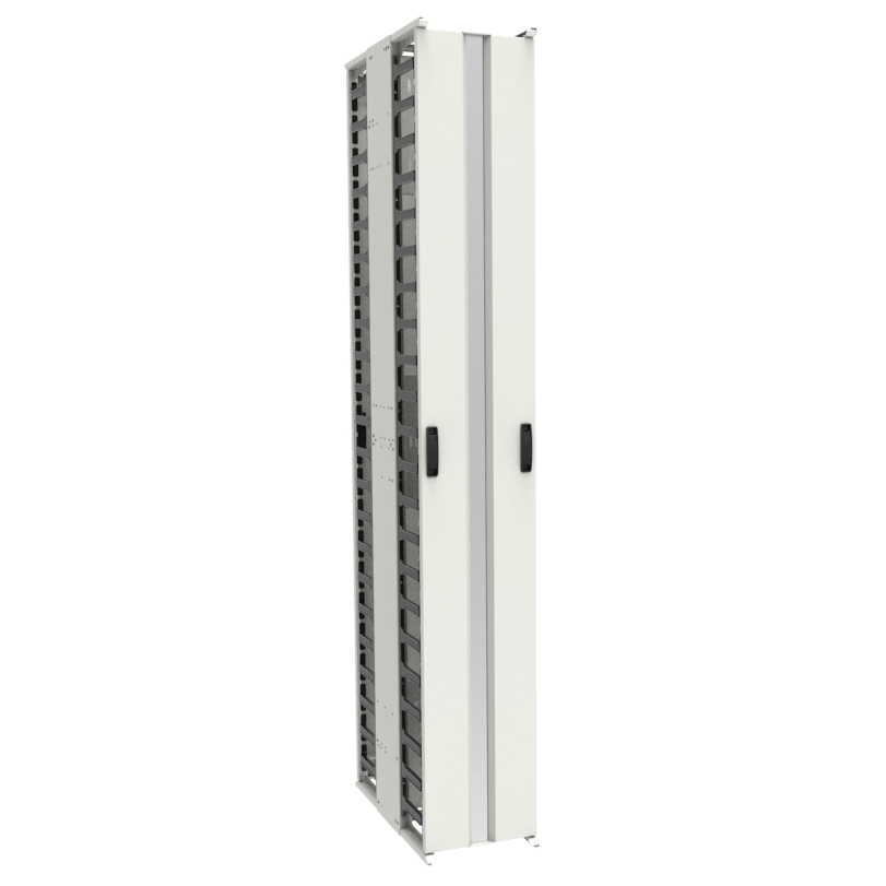 Hammond VFM Series, HD Vertical Finger Mgr w/Slam-Latching Door 77U 12 ...