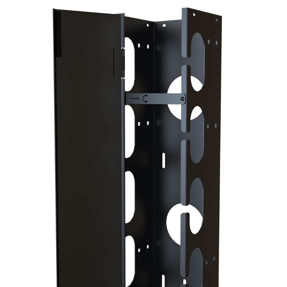 Rack Basics RB-VCM Series, Vertical Rack Cable Manager with Door, 82in 44U