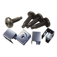 Hammond, CLPKIT1032, 10-32, Zinc clip nuts, Screws with washer,  25pk