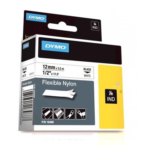 Rhino DYMO 1000 Printer - Labels  1/2&quot; width White Flex Nylon