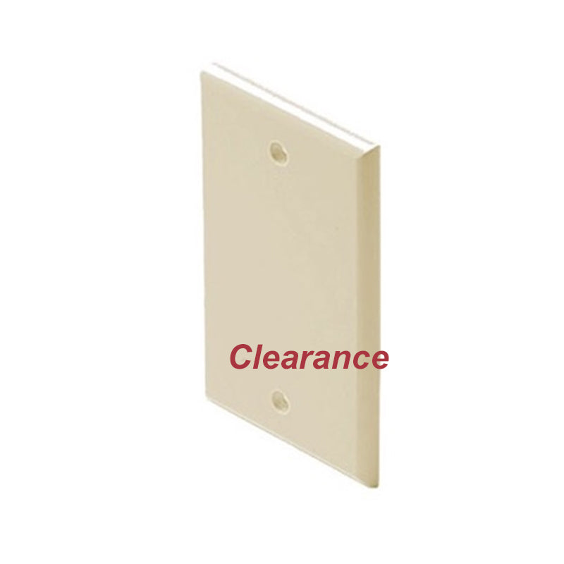 Standard Blank Wall Plate - Ivory