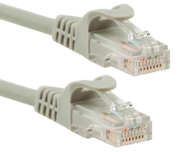 Patch Cable CAT5E Snag-Proof Grey   1&#39; (Price for In stock items only)