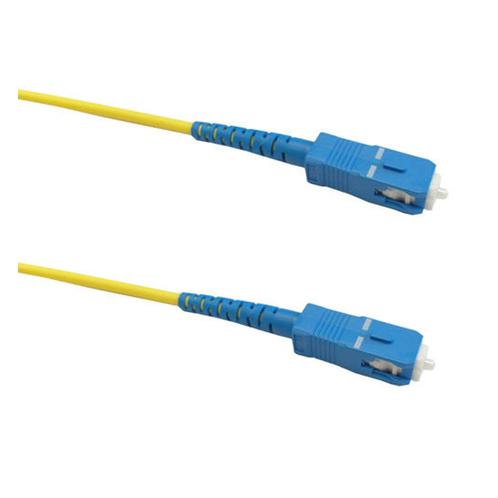 SC/SC 9u fiber cable - 3mm jacket LSZH,  15ft - 5m singlemode simplex