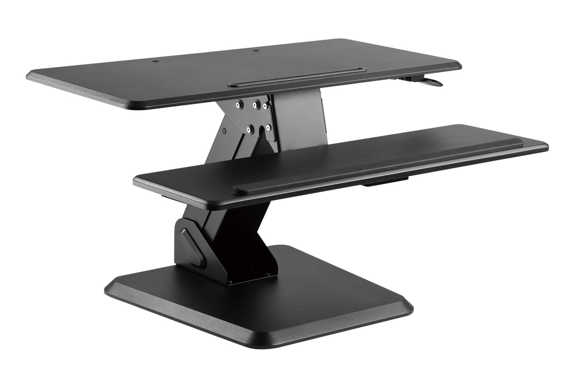 Amer Mounts Workstation Desktop, Gas Spring Sit Stand