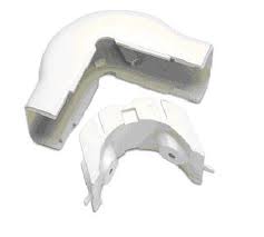 HellermannTyton RaceWay External Cover 1 1/4&quot; with 1&quot; bend radius  - White