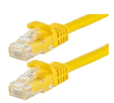 Primewired, Patch cord Cat.5e UTP, Snag-Proof Boot, 26AWG, Yellow   10 ft.