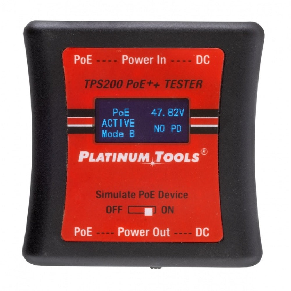 TPS200C - Platinum Tools, PoE++ Tester