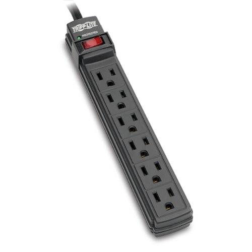 Tripp Lite Protect It!  6-Outlet  360Joules  6ft Cord Diagnostic LED Black