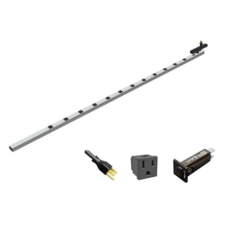 Hammond Vertical Basic PDU with Shielded Cord