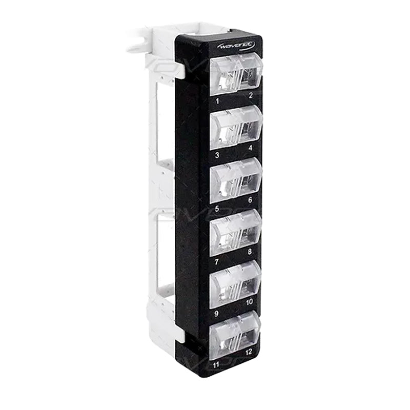Patch Panel, Unloaded, 12-Port, WALL MOUNT