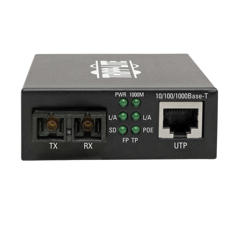 Tripp Lite Media Converter MultiMode Gigabit SC, 1310nm, 2km POE+  Primespec1