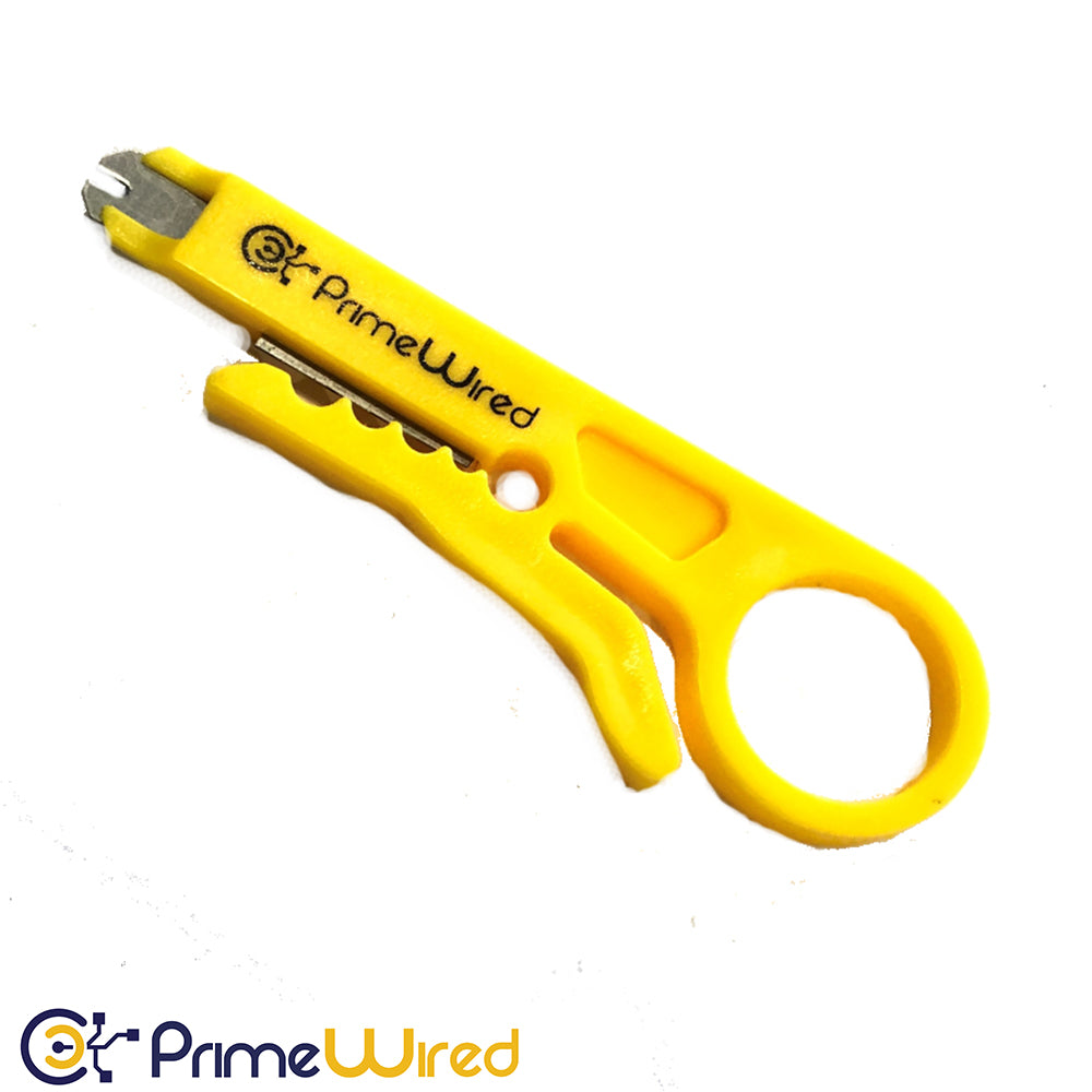 Primewired Wire Strip and Punch Down Tool for Category Cable