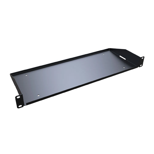 Hammond RAS Series Solid Rack Shelf 1U   7" depth - Lip Up (Front & Back)