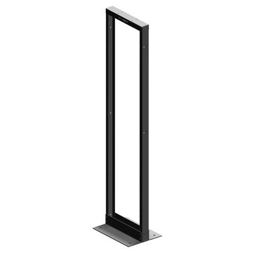 Rack Basics RB-2P Series, 2 Post Welded Open Frame Rack 44U, Double Ta ...