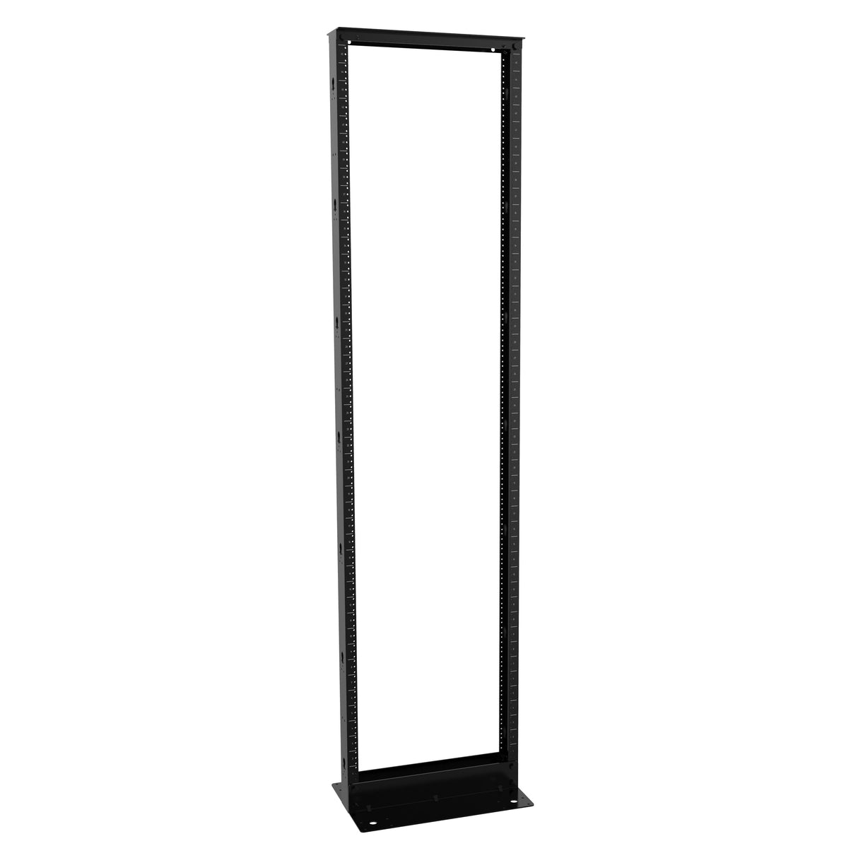 Rack Basics RB-2PA Series, K/down 2-Post Aluminum Rack, 45U, 19" Black