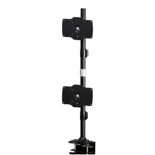 Amer Mounts Clamp, Dual Monitor Mount Vertical, Max 32″