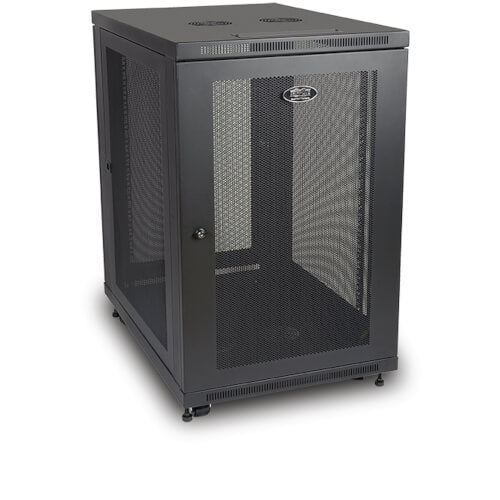 Tripp Lite SmartRack Cabinet 18U Mid-Depth on casters