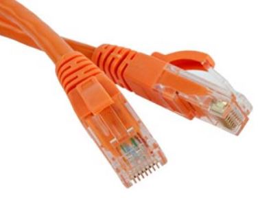 Patch Cable CAT5E Snag-Proof Orange  14'