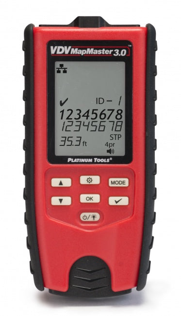 T130 Platinum Tools, VDV MapMaster 3.0 Cable Tester