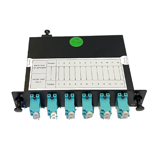 Fiber Adapter MPO plate LGX - MPO LC 12 (12 Strands)