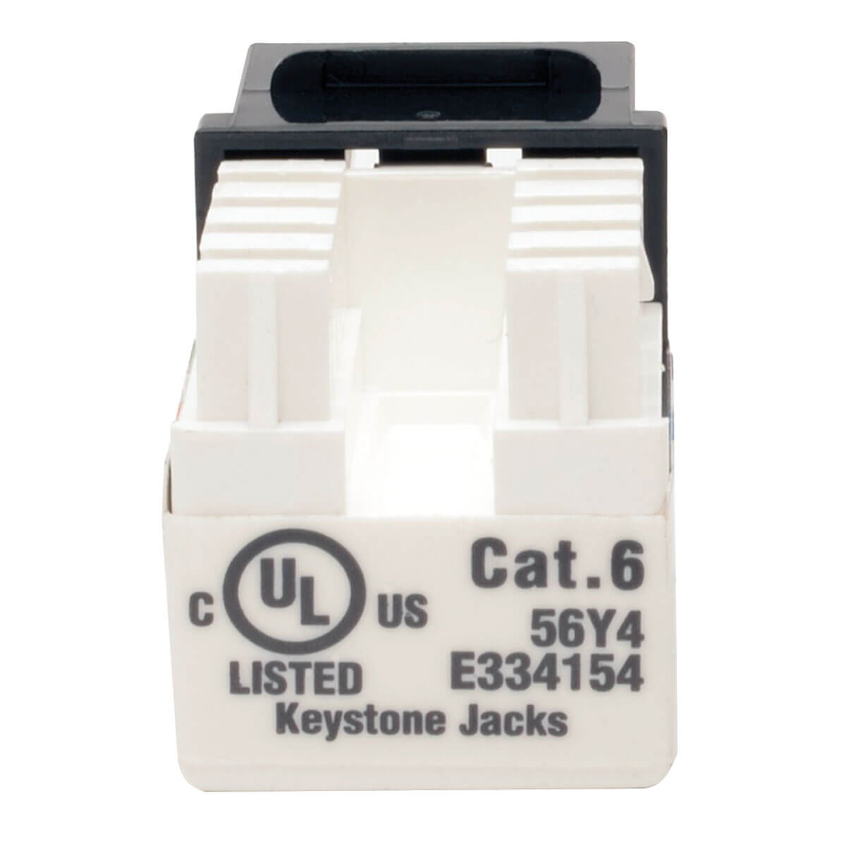 Tripp Lite Keystone Jack Cat6/Cat5e 110 Style  -  Black 10PK