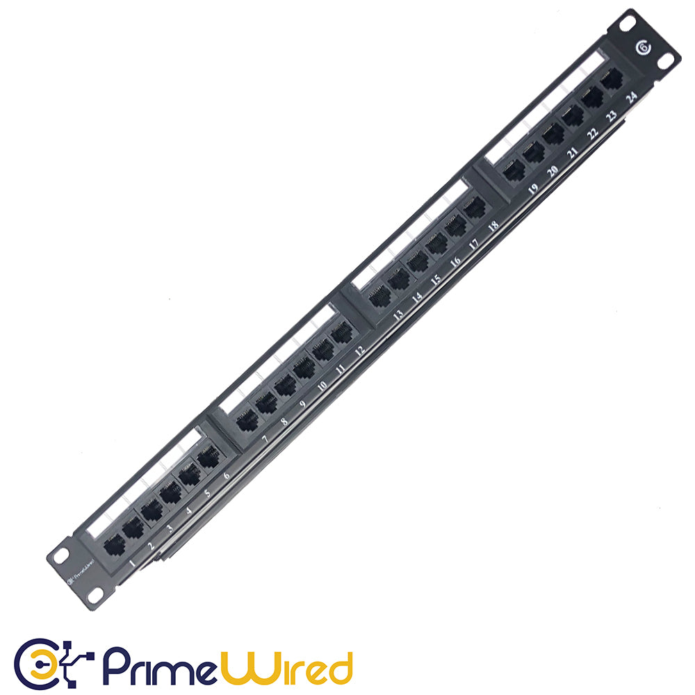 Primewired Patch Panel Cat6 110 Type 24  Port 1U