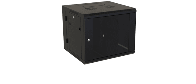 Rack Basics RB-SW Series, Economy Swing-Out Wall Mount Cabinet 12U 21.65&quot; deep